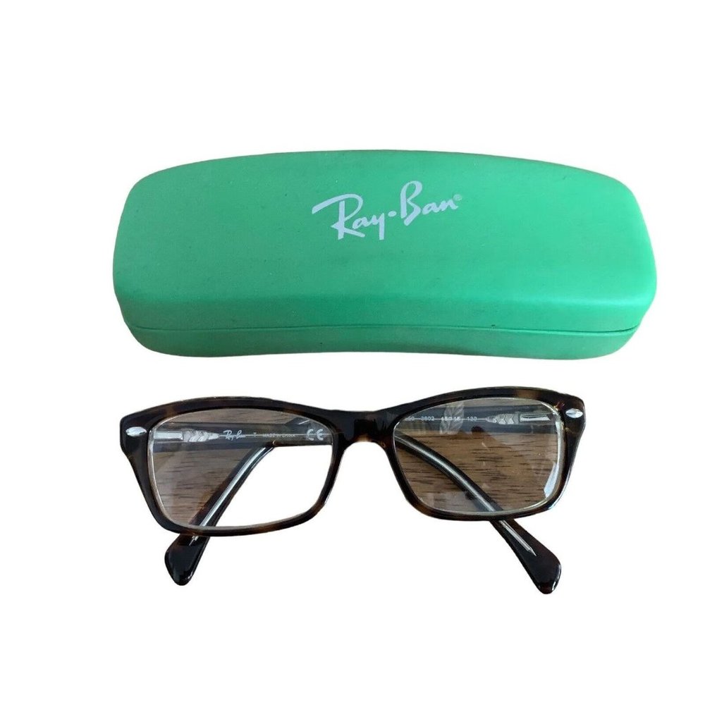 Ray-Ban RB1550 3602 Kids Eyeglasses Frames Tortoise Clear Rectangular 48-15-130